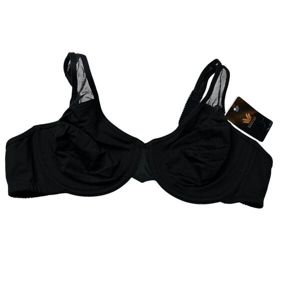 New Wacoal Black Unlined Underwire Bra 36C - Picture 1 of 7